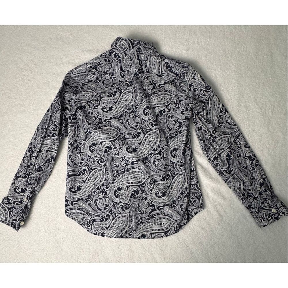 Lauren Ralph Lauren Womens Paisley Blouse, Size M - Picture 4 of 9